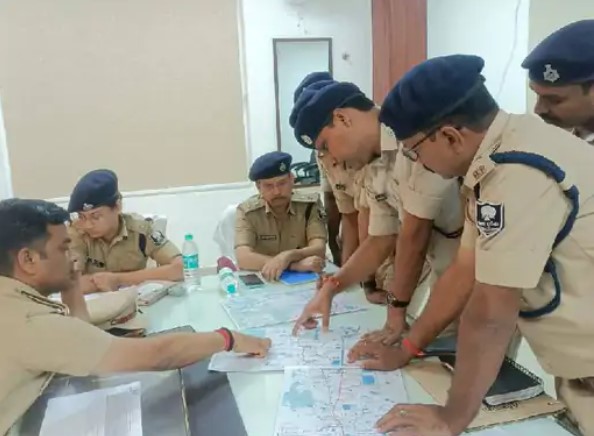 DARBHANGA POLICE IN ACTION FOR Darbhanga Ram Navami 2025
