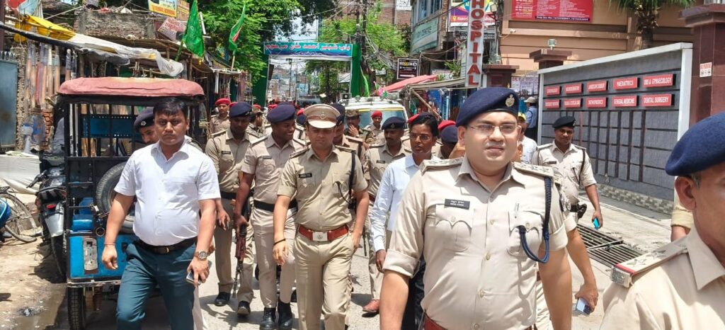 muharram 2025 darbhanga police gasti